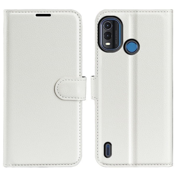 Klassisk Nokia G11 Plus Flip Etui - Hvid White
