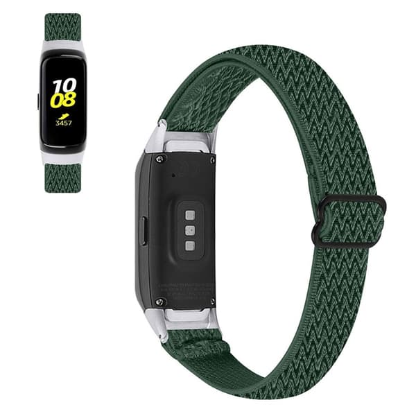 Samsung Galaxy Fit nylon urheilukellon hihna - Armeijan Vihreä Green