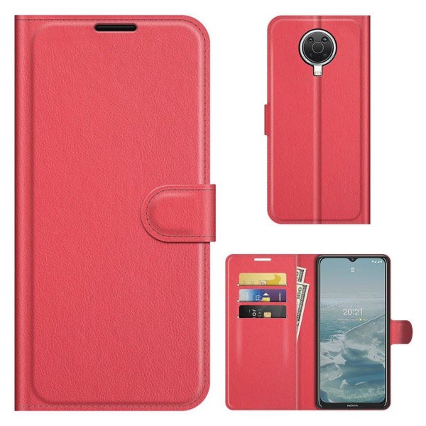 Classic Nokia G20 Läppäkotelo - Punainen Red