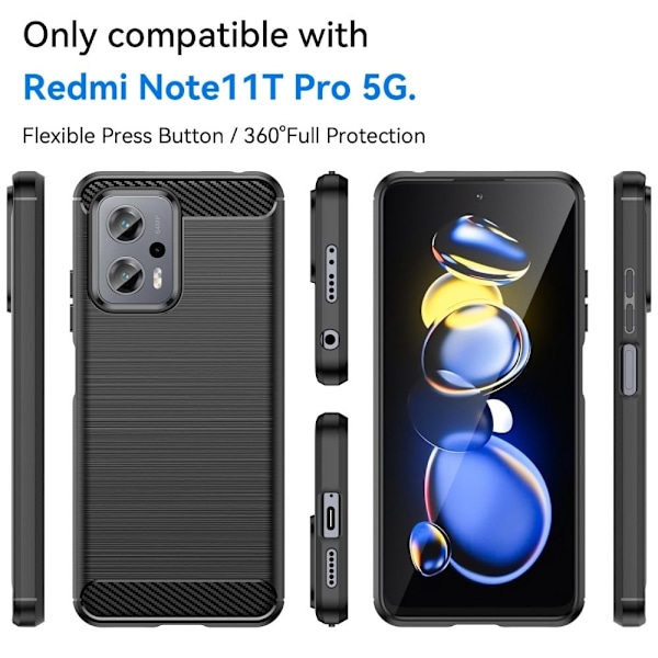Carbon Flex cover - Sort Black