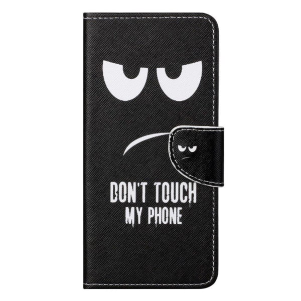 Wonderland Nokia G20 / G10 Läppäkotelo - Don't Touch My Phone Black f3e8 |  Black | Imitationsläder | Fyndiq