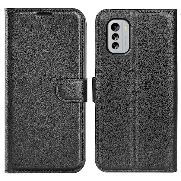 Klassisk Nokia G60 Flip Etui - Sort Black