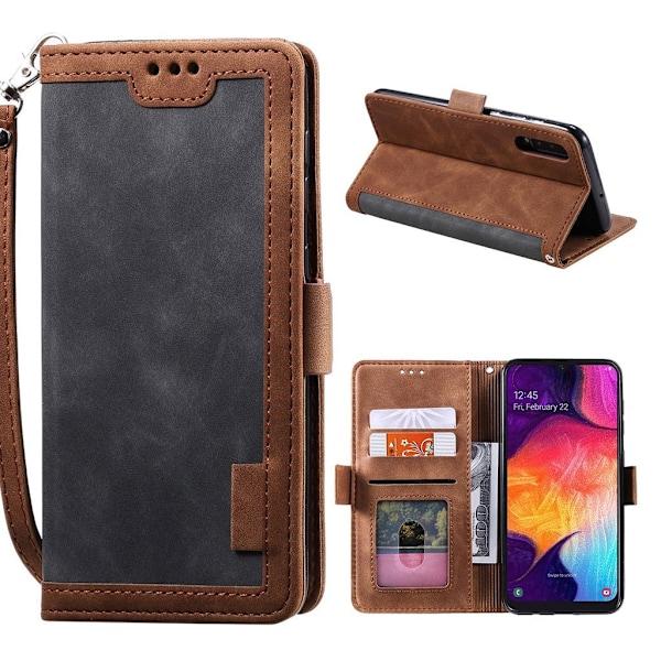 Surburbian Samsung Galaxy A70 flip etui - Grå Silver grey