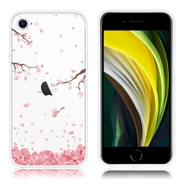 Deco iPhone SE 2020 kotelot - Terälehdet Pink