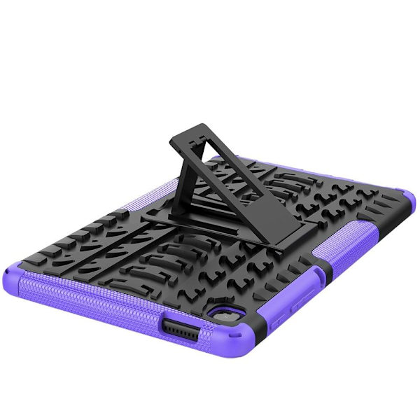 Rengaskuvio kickstand tapauksessa Samsung Galaxy Tab A7 Lite - Violetti Purple