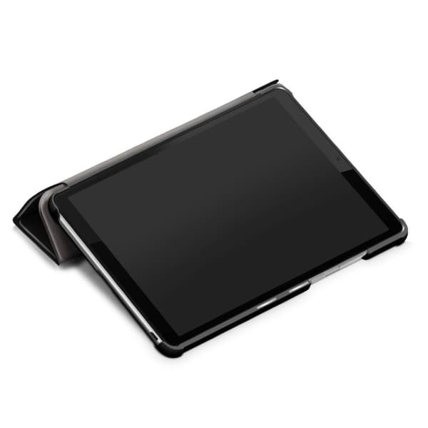 Lenovo Tab M8 tri-fold mønster læder flip case - Rør Mig Ikke Black