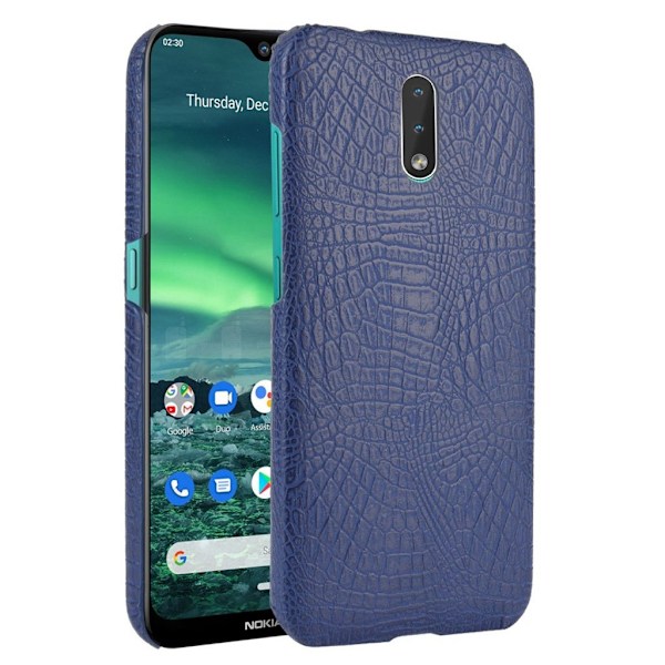 Croco etui - Nokia 2,3 - Blå Blue