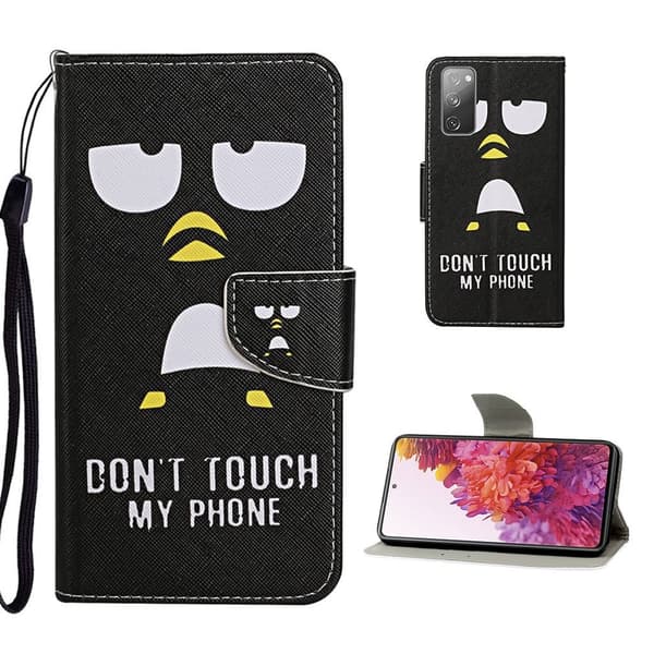 Wonderland Samsung Galaxy S20 FE 5G / S20 Fe Flippetui - Don't Touch My Phone Black