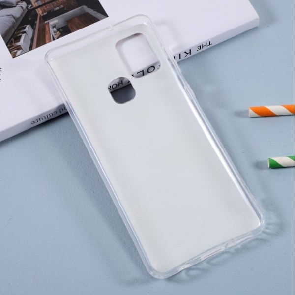 Marble Samsung Galaxy A21s Etui - Lilla Purple