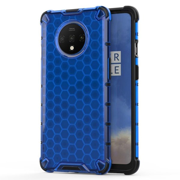 Bofink Honeycomb OnePlus 7T etui - Blå Blue