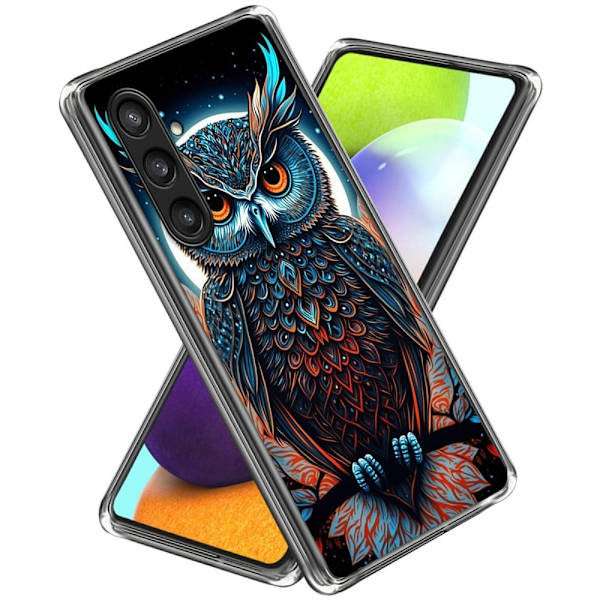 Vibe Samsung Galaxy S24 FE deksel - Ugle Multicolor