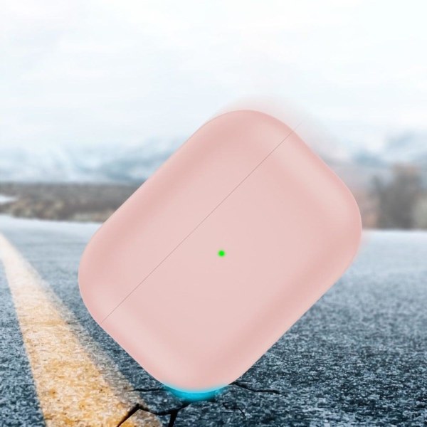 AirPods 3 yksinkertainen silikonikotelo - Vaalea Pinkki Pink