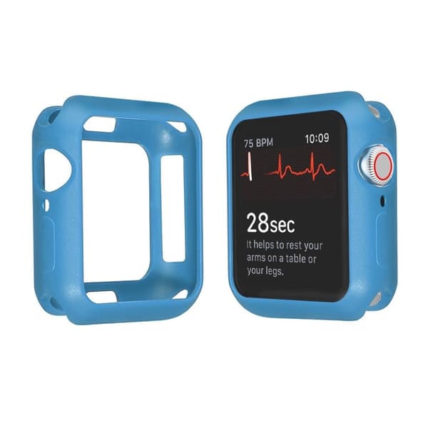 Apple Watch Series 3/2/1 38mm hållbar bumper ram - baby blå Blå