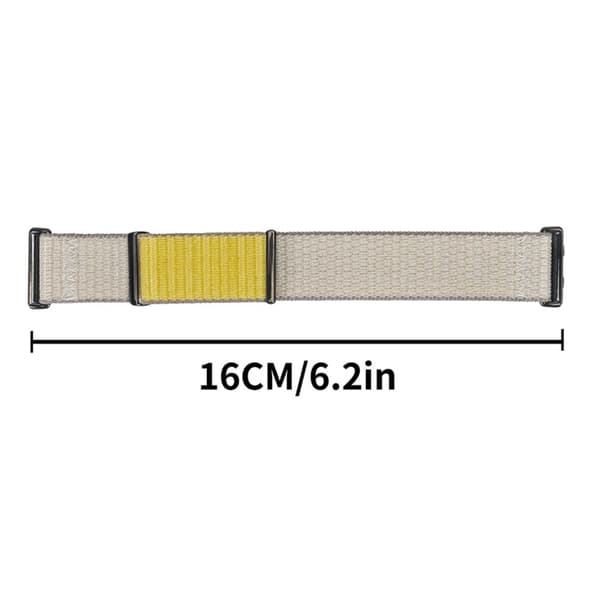 Oppo Watch 3 nylonkellohihna - Keltainen / Harmaa Yellow