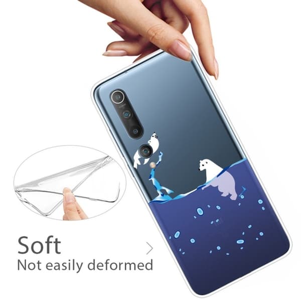 Deco Xiaomi Mi 10 kuoret - Karhu White