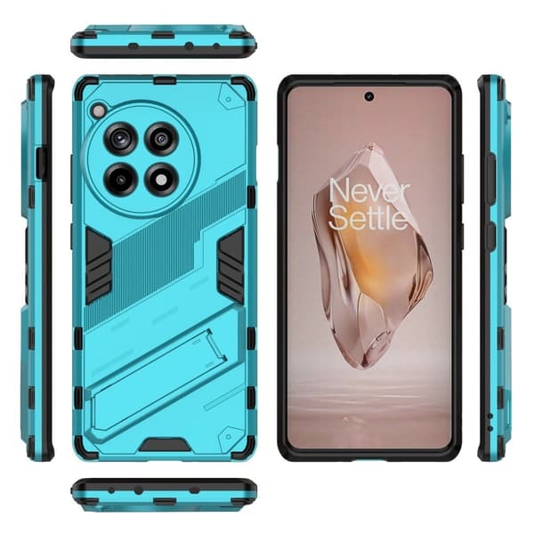 Støtsikkert hybriddeksel med et moderne preg for OnePlus Ace 3 / OnePlus 12R - Babyblå Blue
