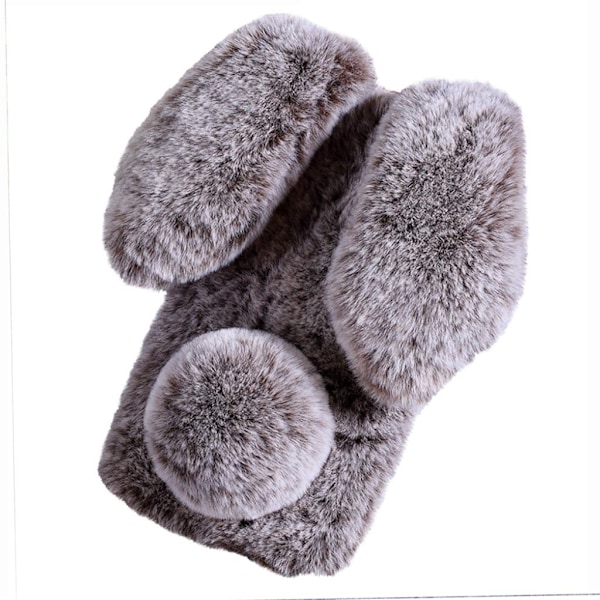 Fluffy Rabbit Samsung Galaxy A10 skal - Brun Brun