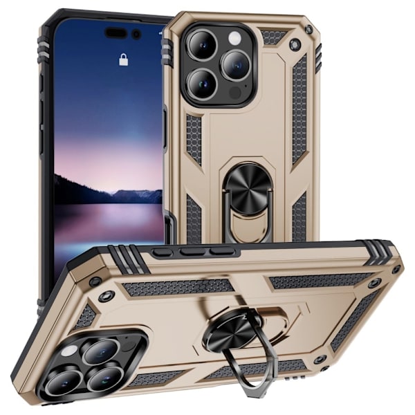 Bofink Combat iPhone 16 Pro Max kotelot - Kulta Gold