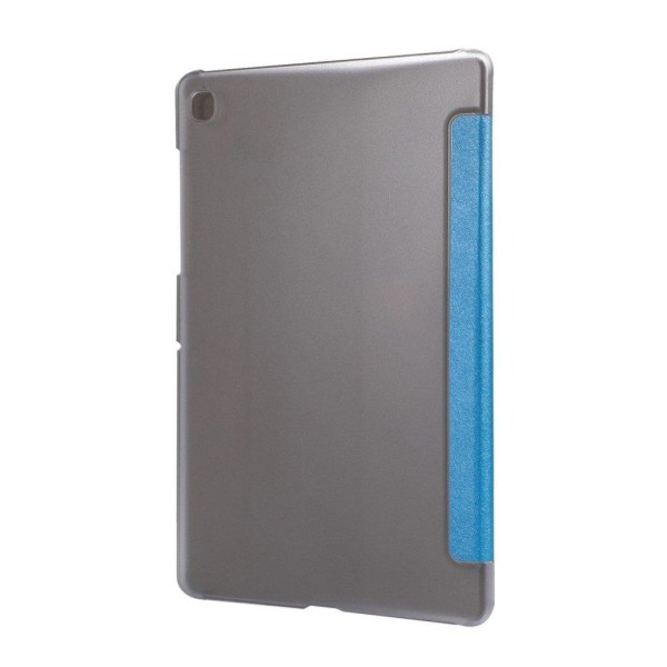 Samsung Galaxy Tab A7 10.4 (2020) silk tri-fold læder flip etui - Sky blå Blue