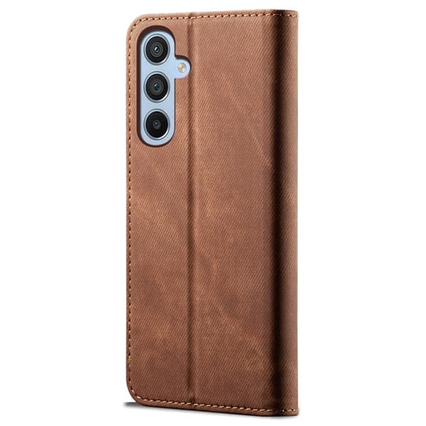 Jeans Samsung Galaxy A35 flip case - Ruskea Brown