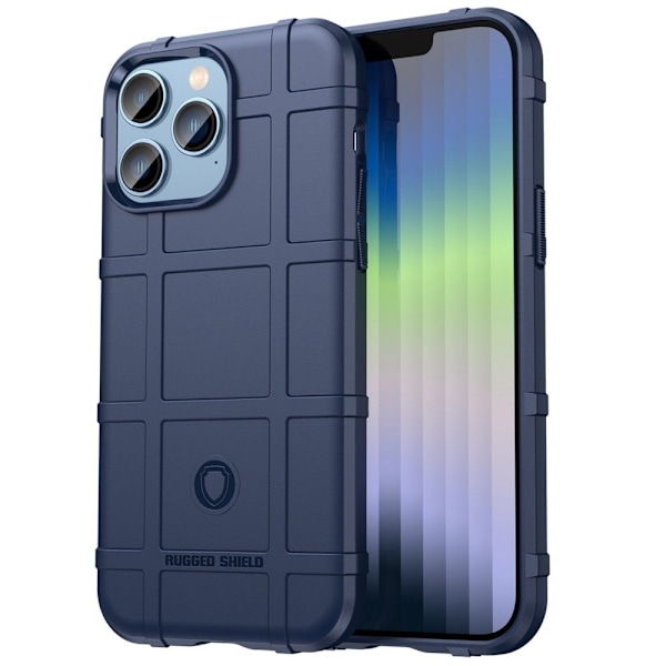 Rugged Shield Etui iPhone 14 Pro Max - Blå Blue