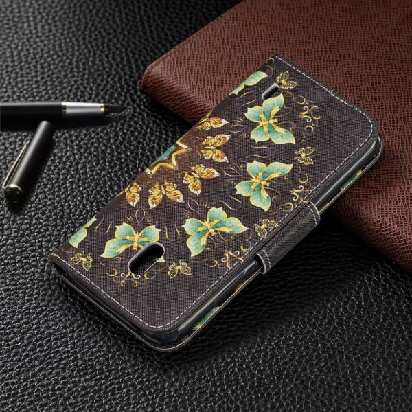Wonderland Nokia 2.2 etui - Sommerfugle Multicolor