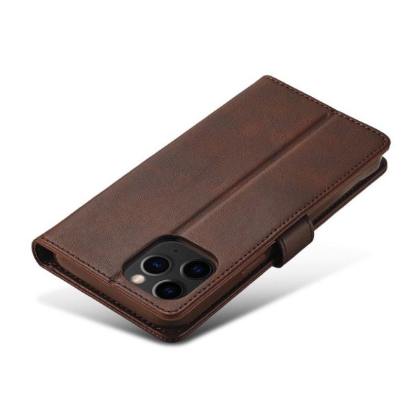 LC.IMEEKE iPhone 12 Mini Flip Case - Coffee Brown