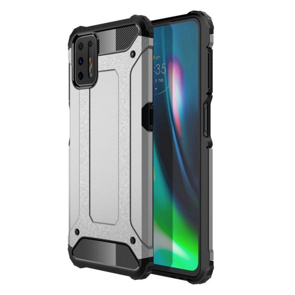 Armour Guard case - Motorola Moto G9 Plus - Silver Silver grey