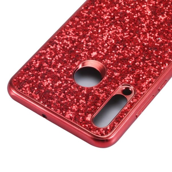 Glitter Huawei P30 Lite deksel - Rød Red