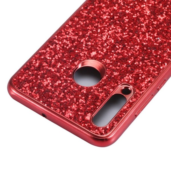 Glitter Huawei P30 Lite skal - Röd Röd
