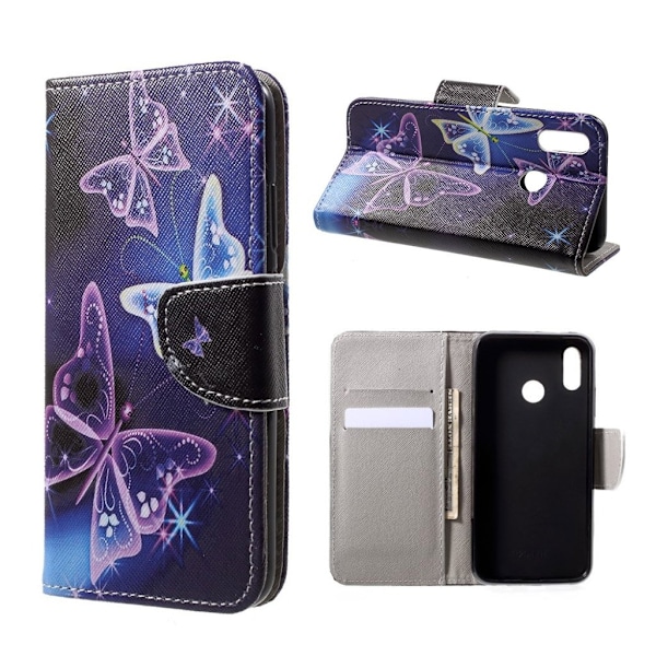 Huawei P20 Lite persoonallinen suojakotelo - Violetit perhoset Multicolor