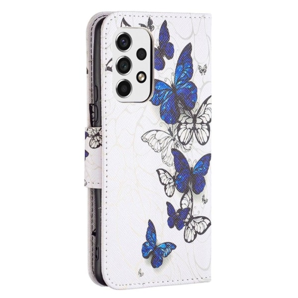 Wonderland Samsung Galaxy A53 5G Flip Etui - Sommerfugle Multicolor