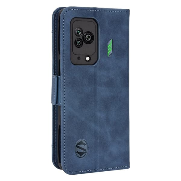 Modernt Xiaomi Black Shark 5 fodral med plånbok - Blå Blå