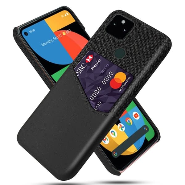 Bofink Google Pixel 5a Kort Cover - Sort Black