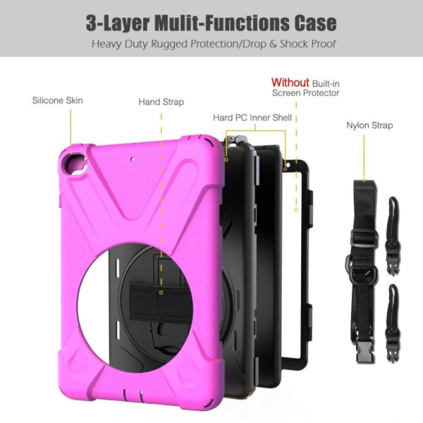 iPad Mini (2019) X-Shape silicone case - Rose Pink
