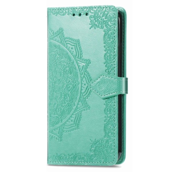 Mandala Samsung Galaxy S23 Plus Flip Etui - Grøn Green