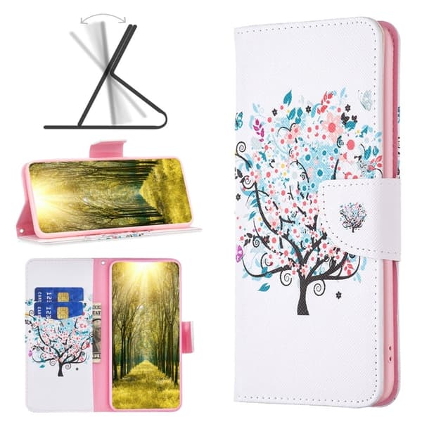 Wonderland Nokia G22 Flippetui - Blomst Tre Pink