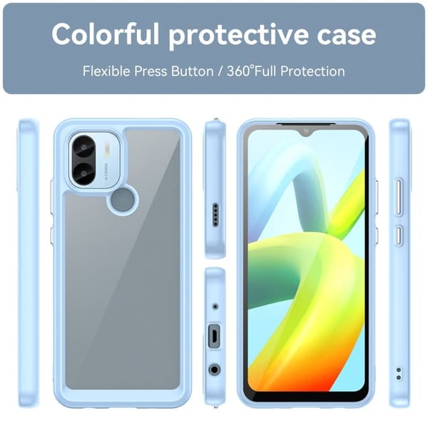 Xiaomi Poco C50 / Xiaomi Poco C51 smart telefonskal i akryl - Blå Blå