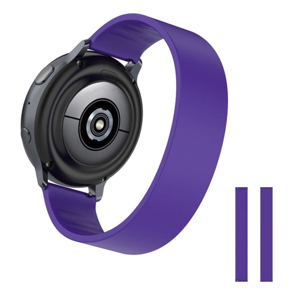 18mm Universal elastic silicone watch strap - Purple / Size: 150 Lila