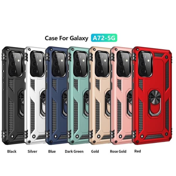 Bofink Combat Samsung Galaxy A72 5G kotelot - Ruusukulta Pink