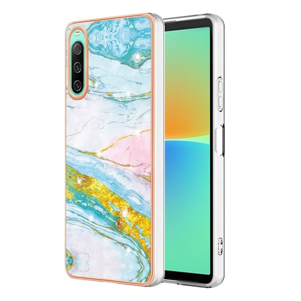 Marmormotiv Sony Xperia 10 IV skal - Grön Marmor Grön