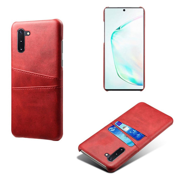 Dual Card Samsung Galaxy Note 10 kuoret - Punainen Red