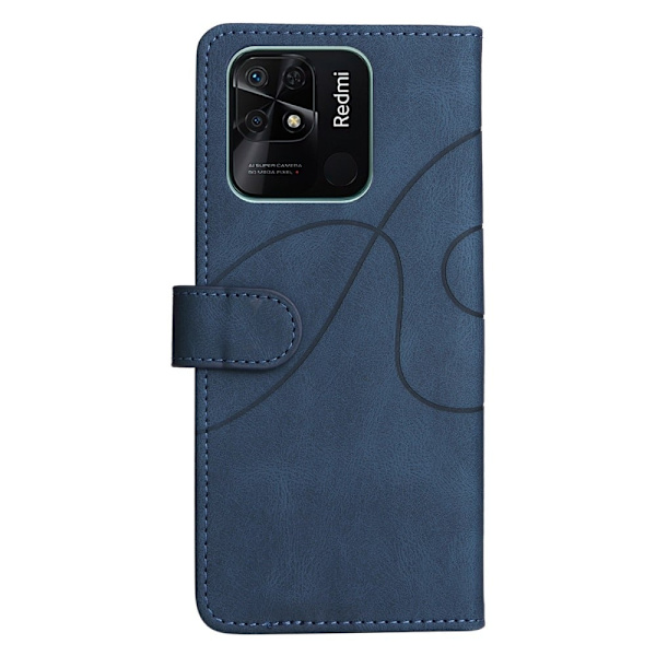 Matte Liquid silikone cover til Xiaomi Redmi 10C - Blå Blue