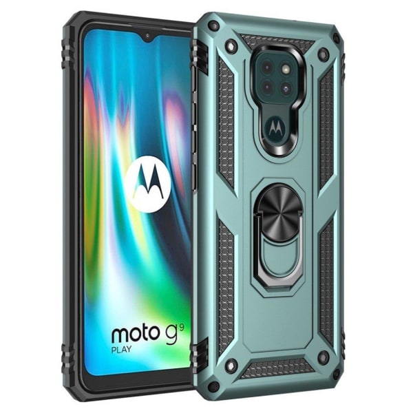 Bofink Combat Motorola Moto G9 Play case - Dark Green Green