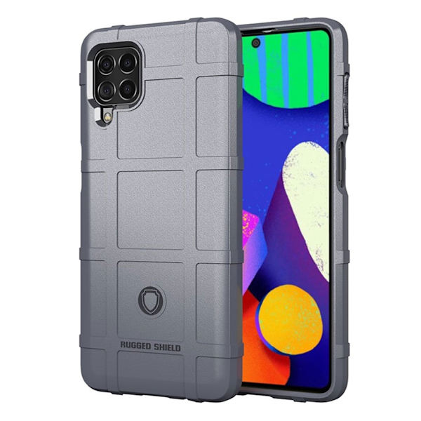 Rugged Shield Etui Samsung Galaxy M62 / F62 - Grå Silver grey