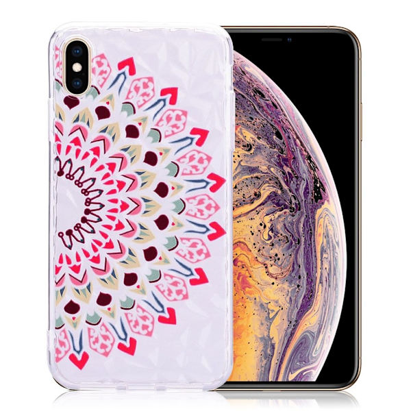 iPhone 9 Plus mobilskal silikon stötdämpande mönstermotiv - Sjöjungfru multifärg