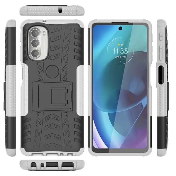 Offroad Motorola Moto G51 5G cover - Hvid White