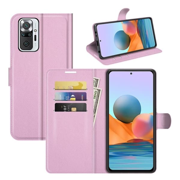 Classic Xiaomi Redmi Note 10 Pro Flippetui - Rosa Pink