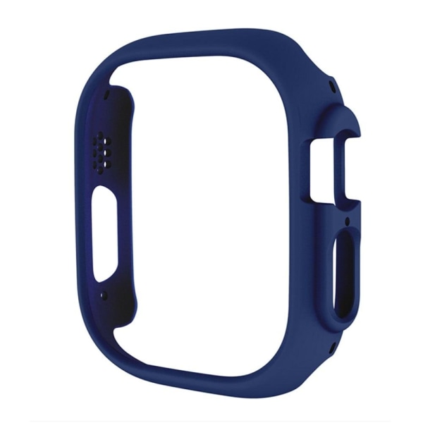 Apple Watch Ultra-cover med skærmbeskyttelse af hærdet glas - Mørkeblå Blue