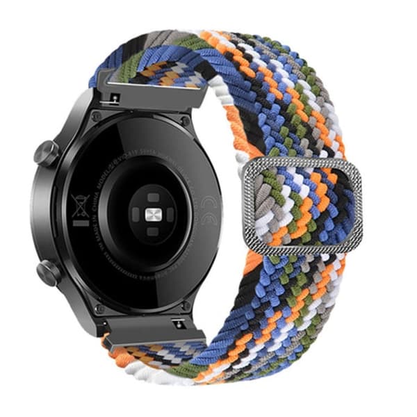 22 mm universal nylonrem med spenne - Denim Multicolor